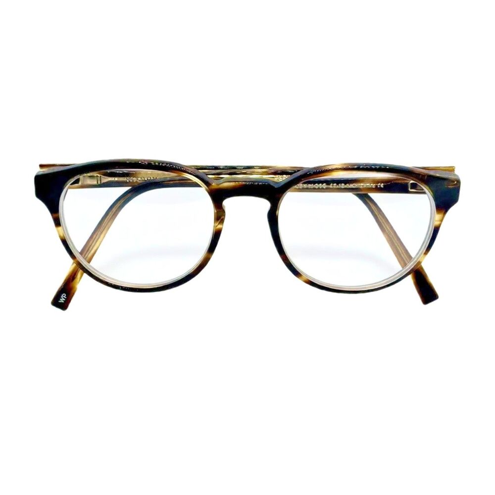 Warby Parker PERCEY M 256 Striped Sassafras Eyeglasses Frame 48-20-140 mm
